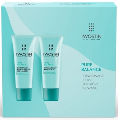 IWOSTIN PURE BALANCE ZESTAW KREM NA DZIEŃ NOC