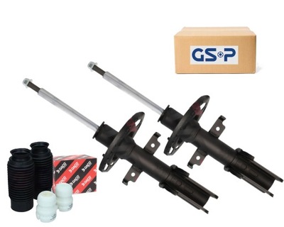 Gsp 2x амортизатори + захист i відбійники renault espace iv vel satis перед фото №1