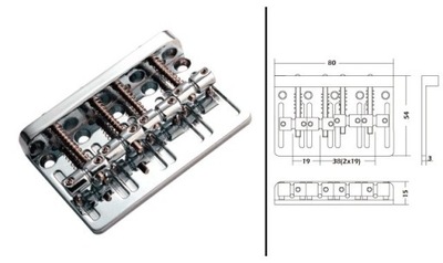 Mostek basowy BB403 CHROM