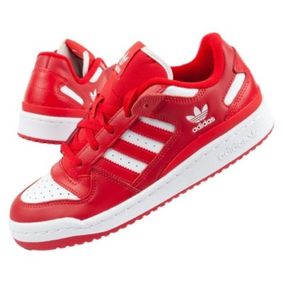 Czerwone Skóra naturalna Buty Adidas r.44,5