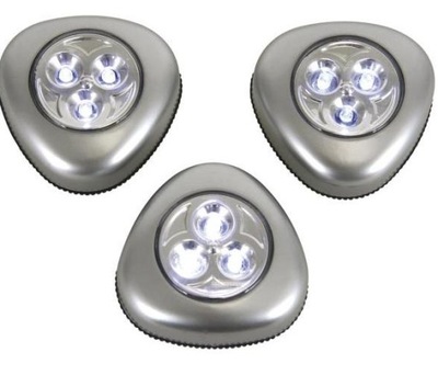 Oświetlenie garderoby GRUNDIG 3szt lampki LED oświetlenie