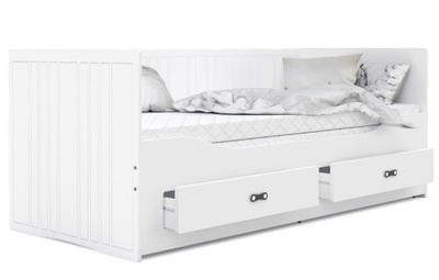 Łóżko składane AJKmeble HERMES 80x200 biały