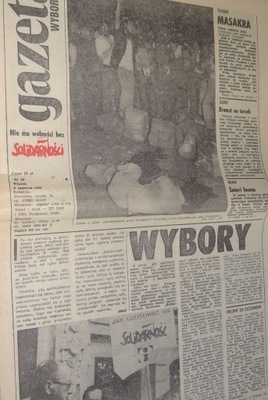 1989 r. Gazeta Wyborcza nr 20