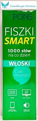 Fiszki Smart 1000 słów Włoski komplet