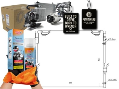 Конденсатор кондиціонера lexus lx toyota land cruise #petrolhead pro+ kit9 фото №1