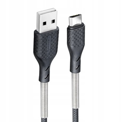 Kabel USB - microUSB typ B 1 m czarny