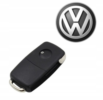 VW emblemat naklejka logo na kluczyk pilot 14 mm