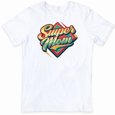 Koszulka Prezent Dla Mamy Dzień Matki SUPER MAMA