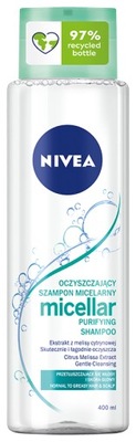 NIVEA Szampon Micelarny Oczyszczający włosy PRZETŁUSZCZAJĄCE SIĘ