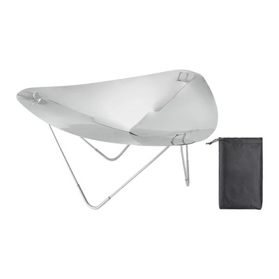 Camping Firepit Rack Paleniska Odpinane przenośne ogniska Stal nierdzewna