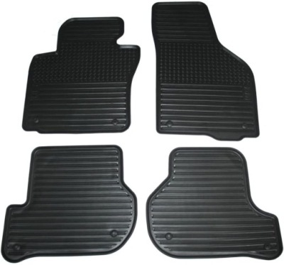 Коврики резиновые перед+ задняя skoda octavia ii 2004-2013 оригинал фото №1