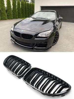 Решётка радиатора решётка радиатора bmw 6 f06 f12 f13 чёрный блеск nowa фото №1