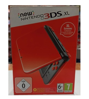 KONSOLA NEW NINTENDO 3DS XL POMARAŃCZOWO-CZARNA + PUDEŁKO