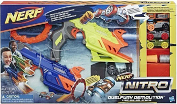 NERF Nitro wyrzutnia samochdów Duelfury Demolition