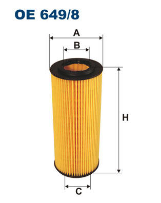 FILTER OILS FILTRON OE649/8 OE6498  