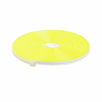 NEON FLEX Taśma LED 12V MOCNY | 5 METRÓW | ŻÓŁTY