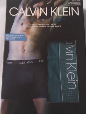 CALVIN KLEIN BOKSERKI MĘSKIE r. L 1 PAK SZAFIROWE