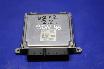 Бортовой компьютер двигателя mercedes w212 a6519005301 фото №1