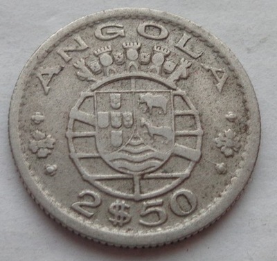 ANGOLA - PORTUGALIA - 2.50 escudo - 1953