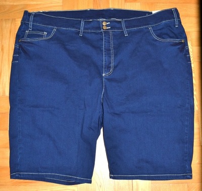 B1^ bonprix spodenki elastyczny cienki jeans 54/56
