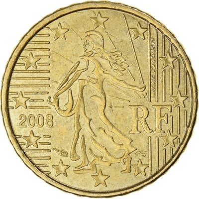 Moneta, Francja, 10 Euro Cent, 2008