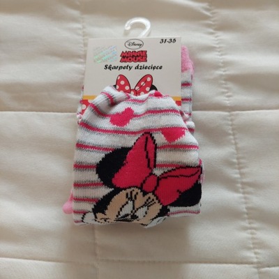 nowe skarpetki Minnie Mouse 31/35