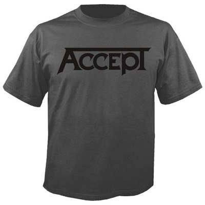 KOSZULKA Accept Logo Grey T shirt