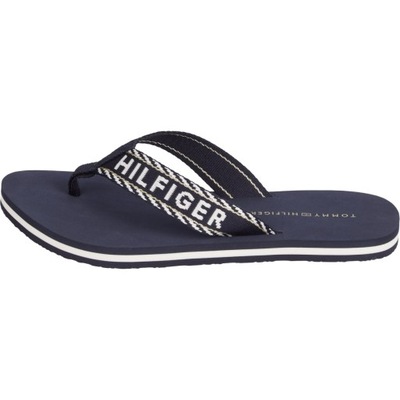 TOMMY HILFIGER JAPONKI DAMSKIE KLAPKI GRANAT r.37