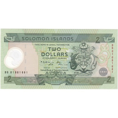 Wyspy Salomona, 2 Dollars, KM:23, UNC(65-70)