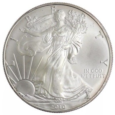 1 dolar - Amerykański Srebrny Orzeł -USA- 2010 rok