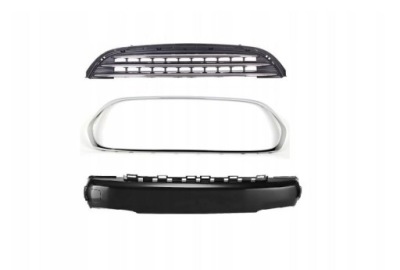 Mini f55 f56 14- решітка радіатора рамка хром накладка бампера перед nowa фото №1