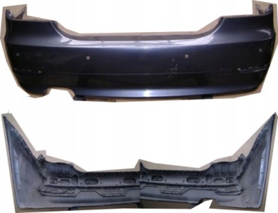 Бампер задняя задний bmw 5 e60 оригинал фото №1