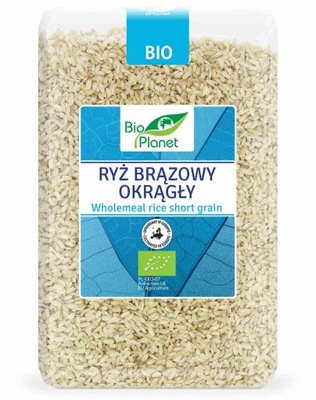 RYŻ BRĄZOWY OKRĄGŁY BIO 2 kg BIO PLANET