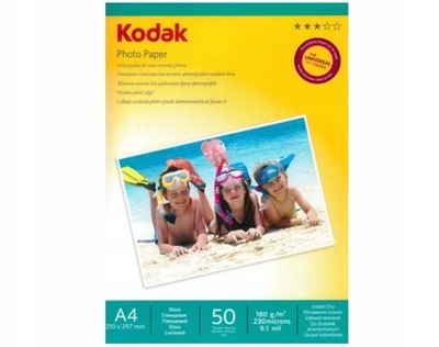 PAPIER FOTOGRAFICZNY KODAK FOTO A4 180g 50 sztuk