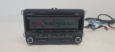 VW CADDY SCIROCCO RADIO CD MP3 AUX 1K0035186AA Z KODU 