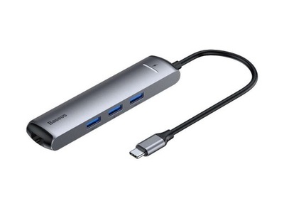 Baseus Adapter HUB 6w1 USB-C do USB HDMI RJ45 USBC