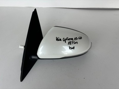 Дзеркало ліва kia optima 15- lift камера 8 pin фото №1