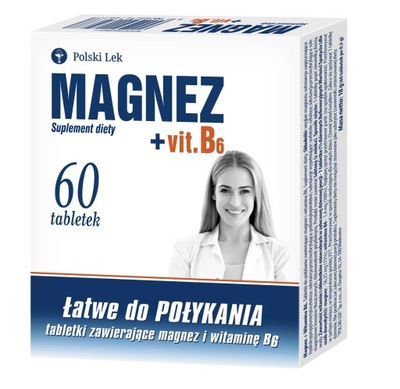Magnez Vit.B6 x 60 tabletek Polski Lek