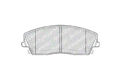 Delphi комплект тормозных колодок ham. перед chrysler 300 c фото №1