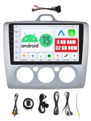 NAWIGACJA RADIO 2DIN ANDROID FORD FOCUS MK2 2 II 3/32 GB DSP CARPLAY