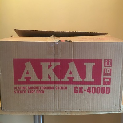 Magnetofon szpulowy Akai GX-4000D srebrny