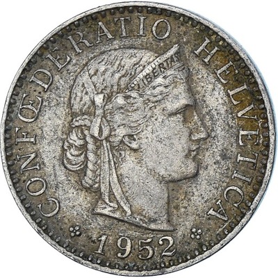 Moneta, Szwajcaria, 20 Rappen, 1952