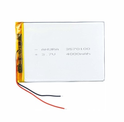 Bateria Akumulator 4000mAh 3.7V Li-Poly, Li-po GPS