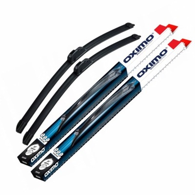 WIPER BLADE OXIMO WU550+450MM HAK, HOOK SILICON  