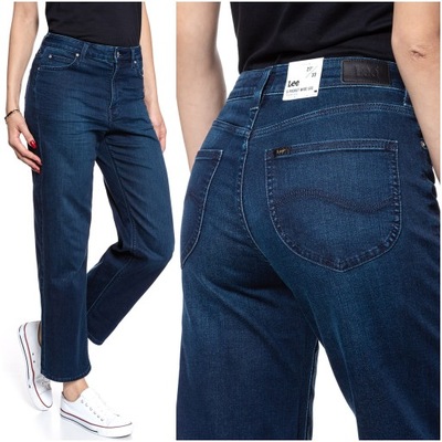 LEE 5 POCKET DAMSKIE SPODNIE JEANSOWE W26 L31