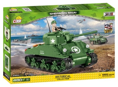 COBI 2464 A Mała Armia Sherman M4A1