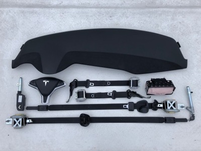 Tesla x панель приладів панель приладів консоль подушки безпеки ремені фото №1