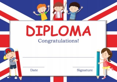 Dyplom językowy język angielski format A4 wzór 4