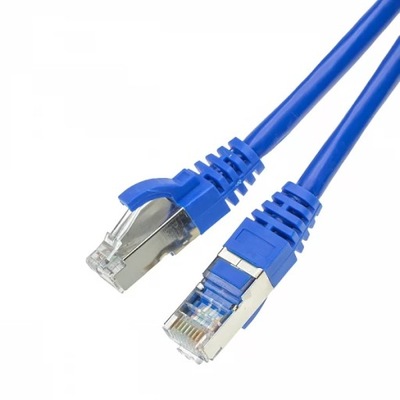 Patchcord S/FTP kat.6A CU niebieski 3m