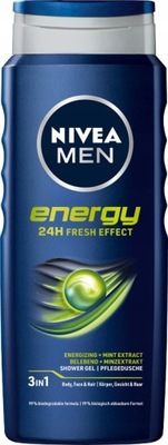 Nivea Men Energetyzujący żel pod prysznic 500ml